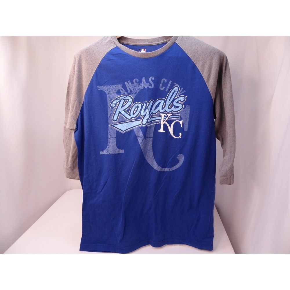 MLB Genuine Kansas City KC Royals 3 Quarter Sleeved Large T Shirt
